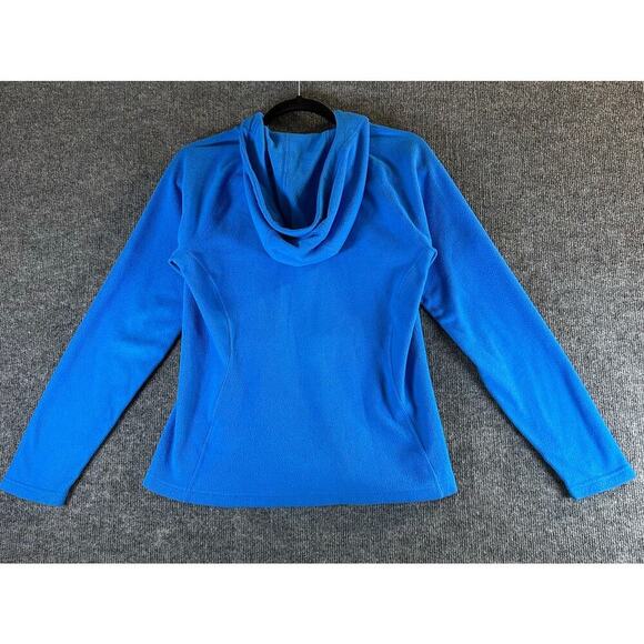 The North Face Women’s Medium Jacket Blue Hooded Full Zip Lightweight Outdoor - Picture 3 of 3